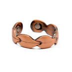 Leaf Copper Magnetic Ring - Karoo Earth