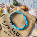 Light Blue Ensign Paracord Rope Bracelet - Karoo Earth