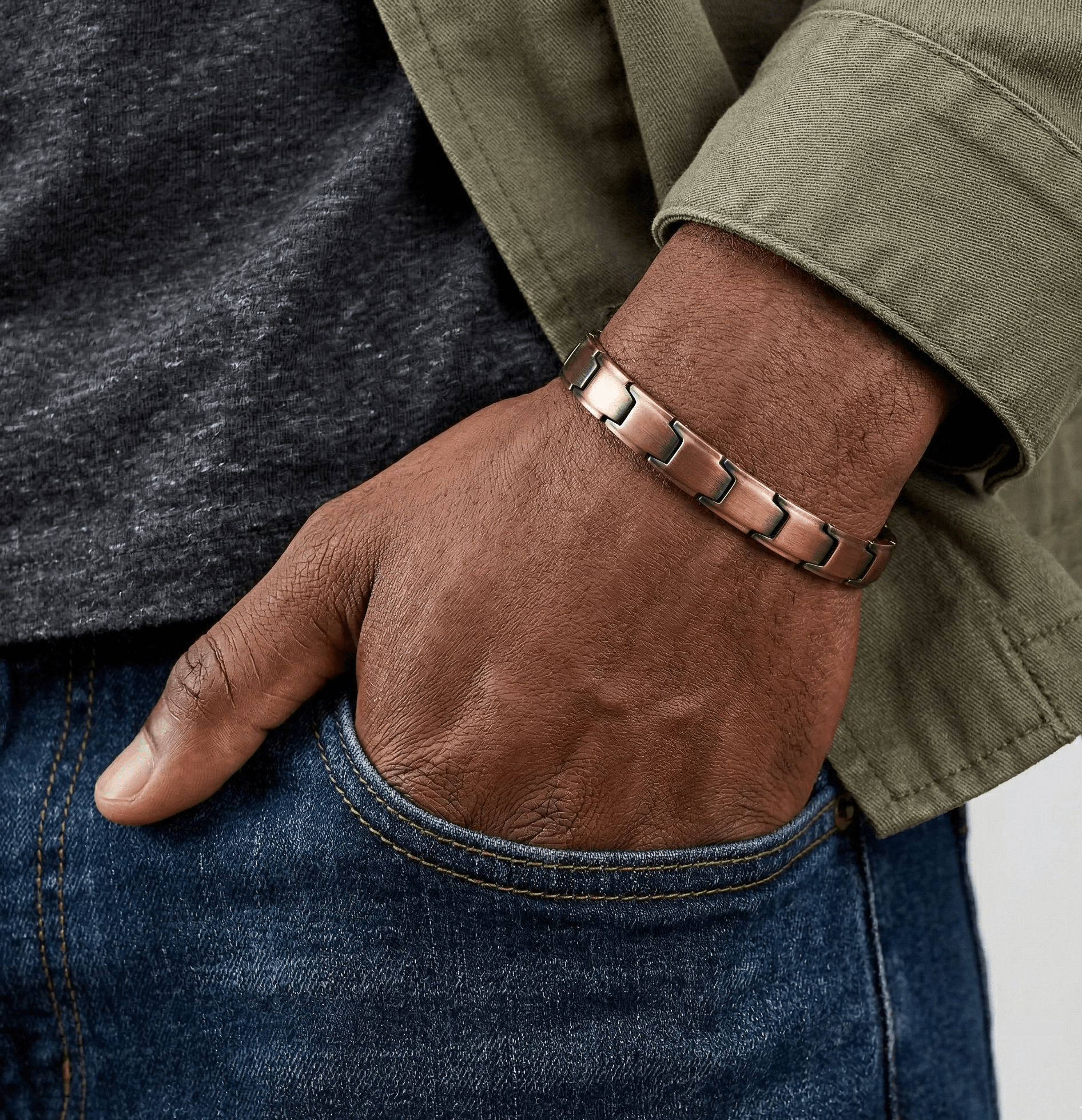 Link Pure Copper Bracelet - Karoo Earth