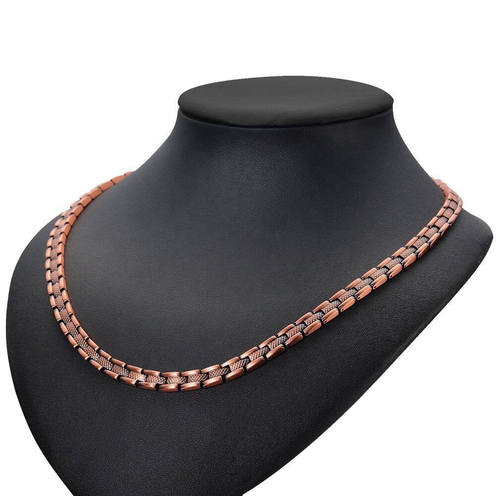 Men's Powerful Copper Magnetic Necklace - Karoo Earth