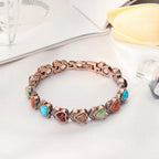 Multi colour Heart Copper Magnetic Bracelet - Karoo Earth