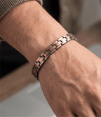 Narrow Link Pure Copper Bracelet - Karoo Earth