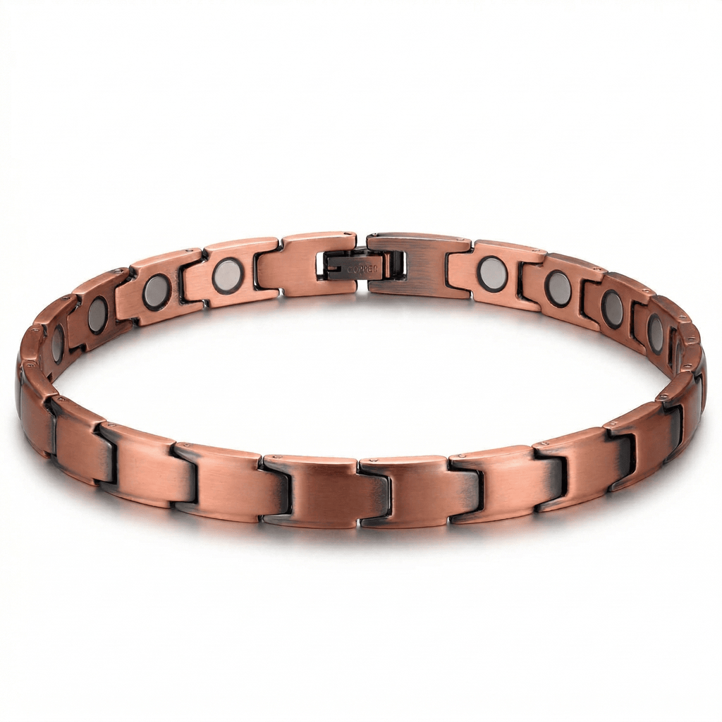 Narrow Link Pure Copper Bracelet - Karoo Earth