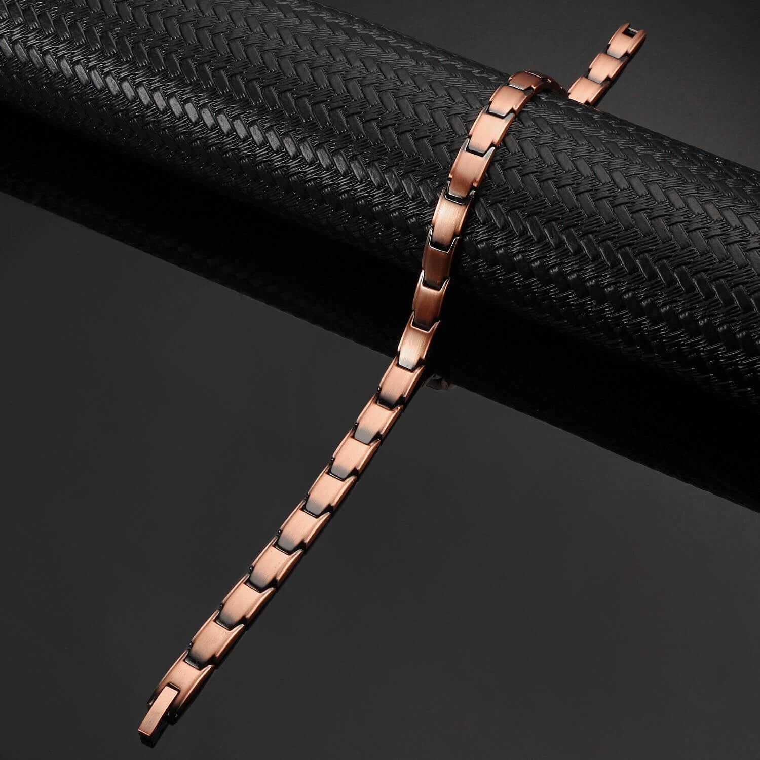 Narrow Link Pure Copper Bracelet - Karoo Earth