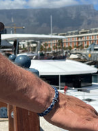 Navy Blue Minimalist Rope Bracelet - Karoo Earth