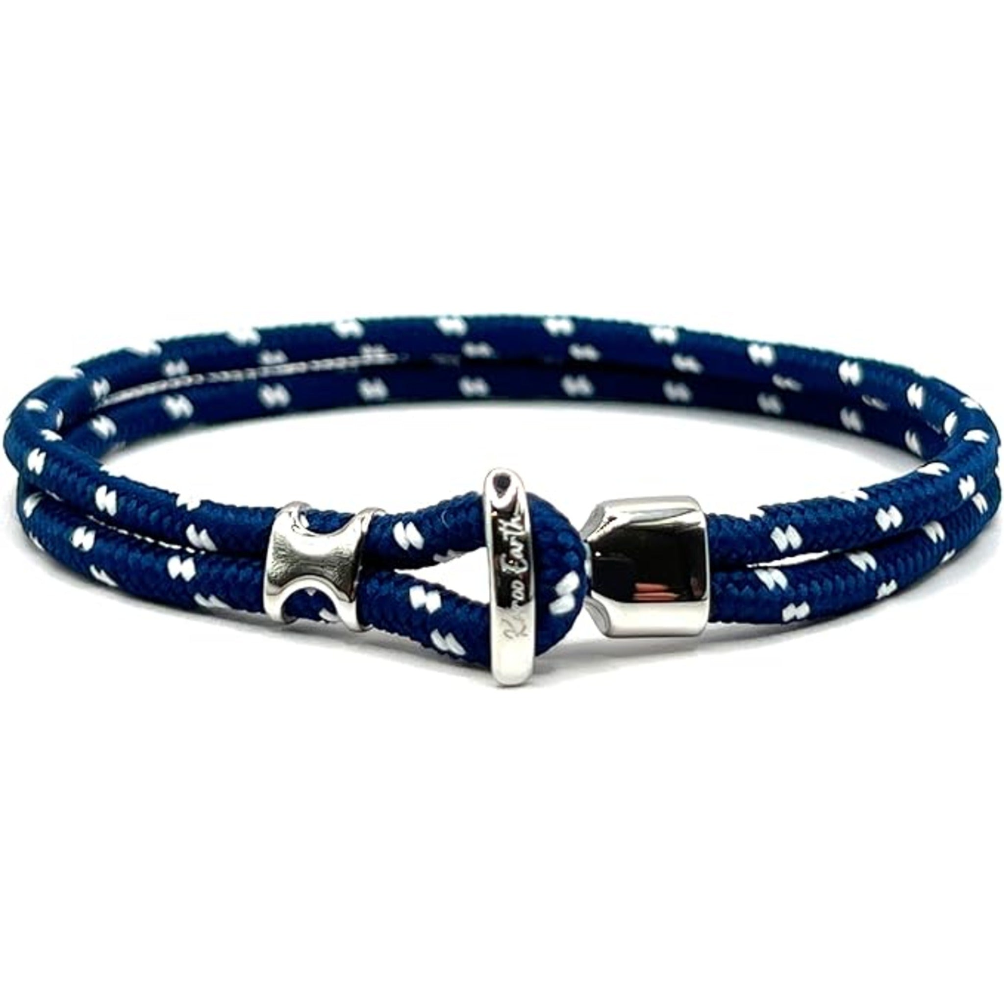 Navy Blue Minimalist Rope Bracelet - Karoo Earth