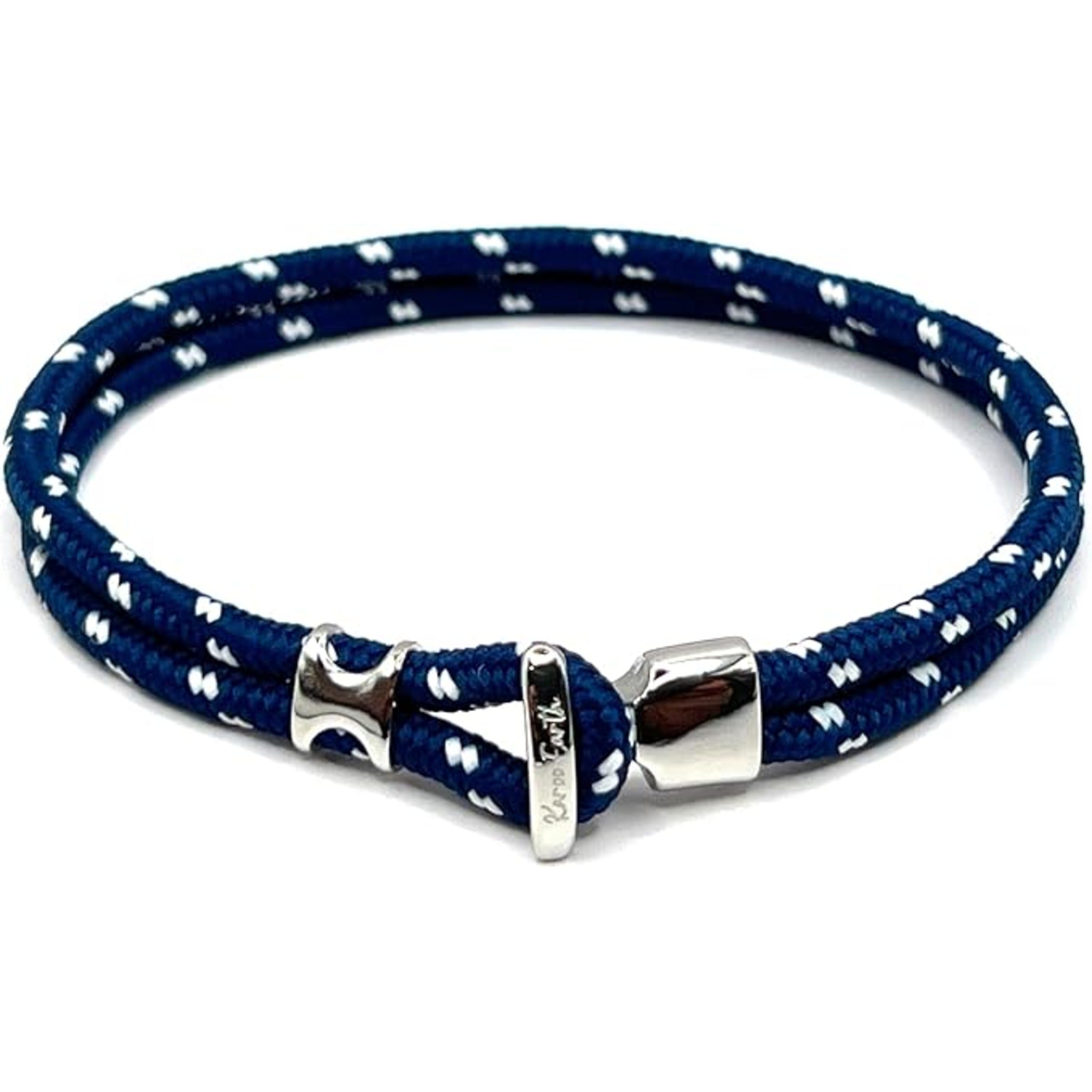 Navy Blue Minimalist Rope Bracelet - Karoo Earth