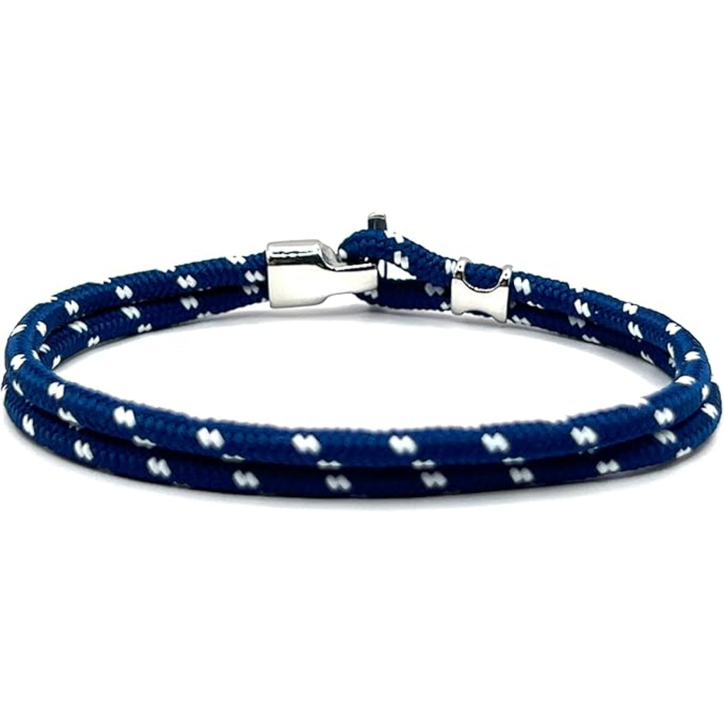 Navy Blue Minimalist Rope Bracelet - Karoo Earth