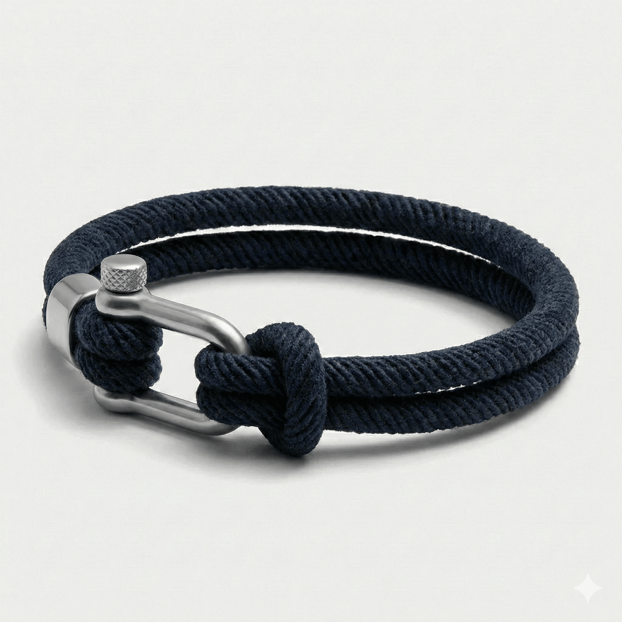 Navy Blue Nautical Shackle Bracelet - Karoo Earth