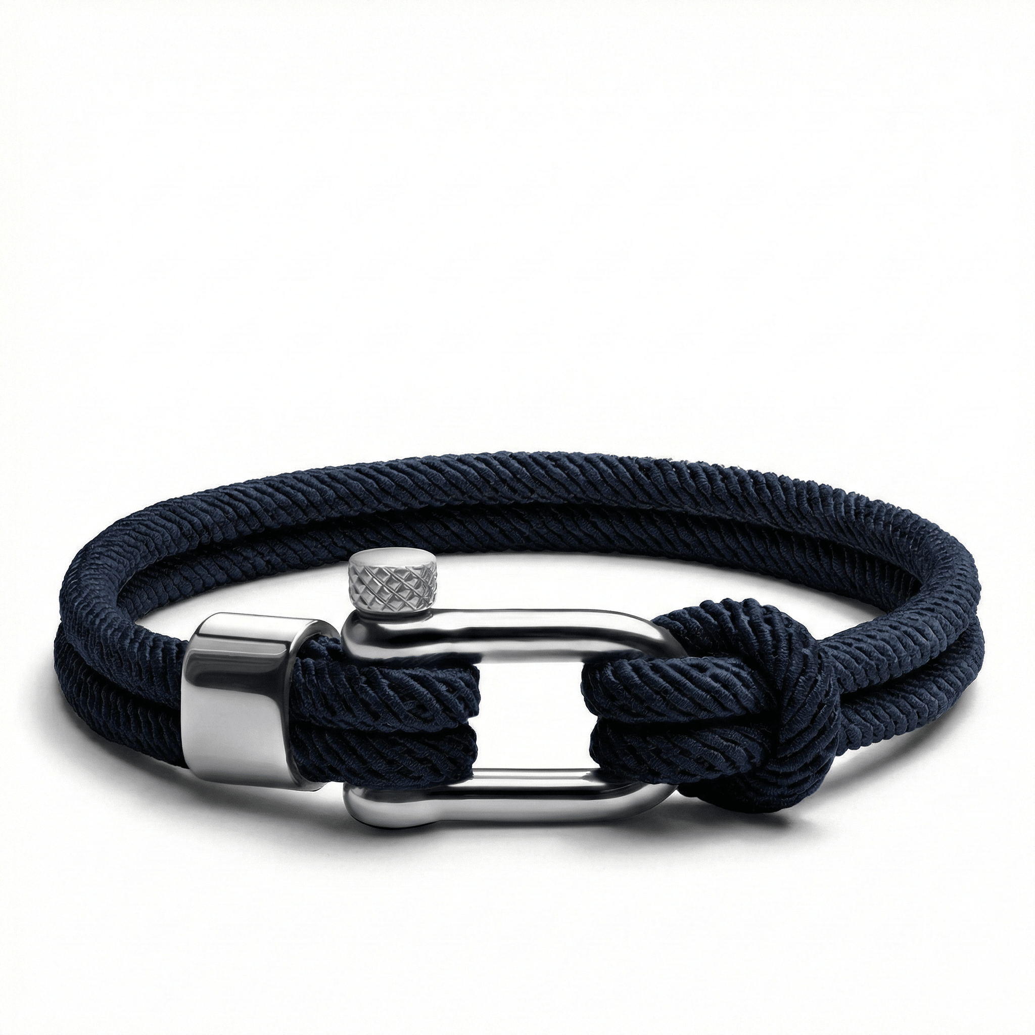 Navy Blue Nautical Shackle Bracelet - Karoo Earth