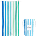 Ocean Blue Microfibre Beach Towel - Karoo Earth