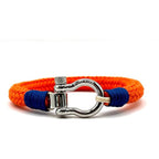 Orange Nautical Shackle Bracelet - Karoo Earth