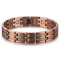 Parallel Track Link Pure Copper Bracelet - Karoo Earth