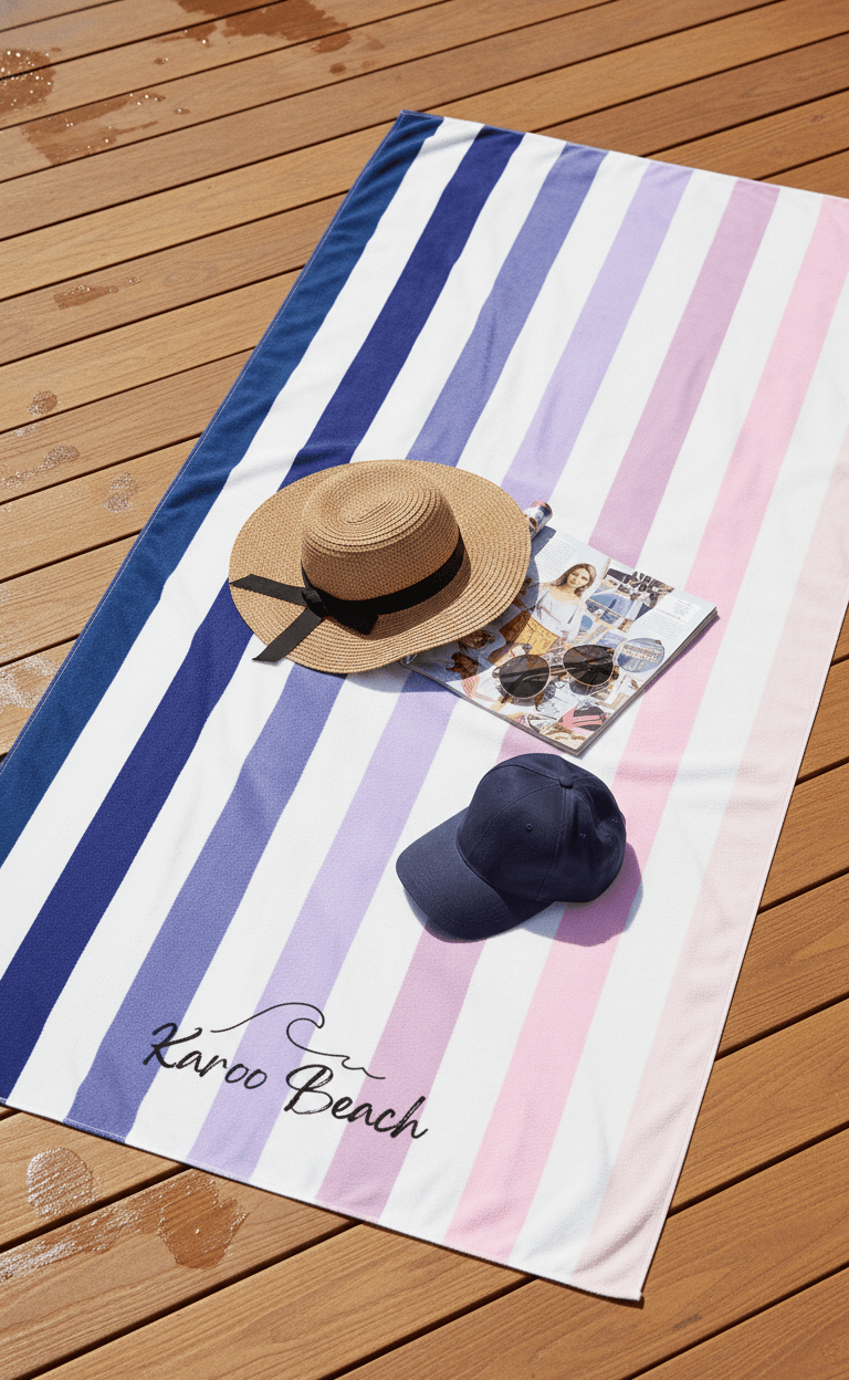 Phi Phi Microfibre Beach Towel - Karoo Earth