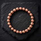 Pure Brushed Copper Beaded Bracelet - Karoo Earth