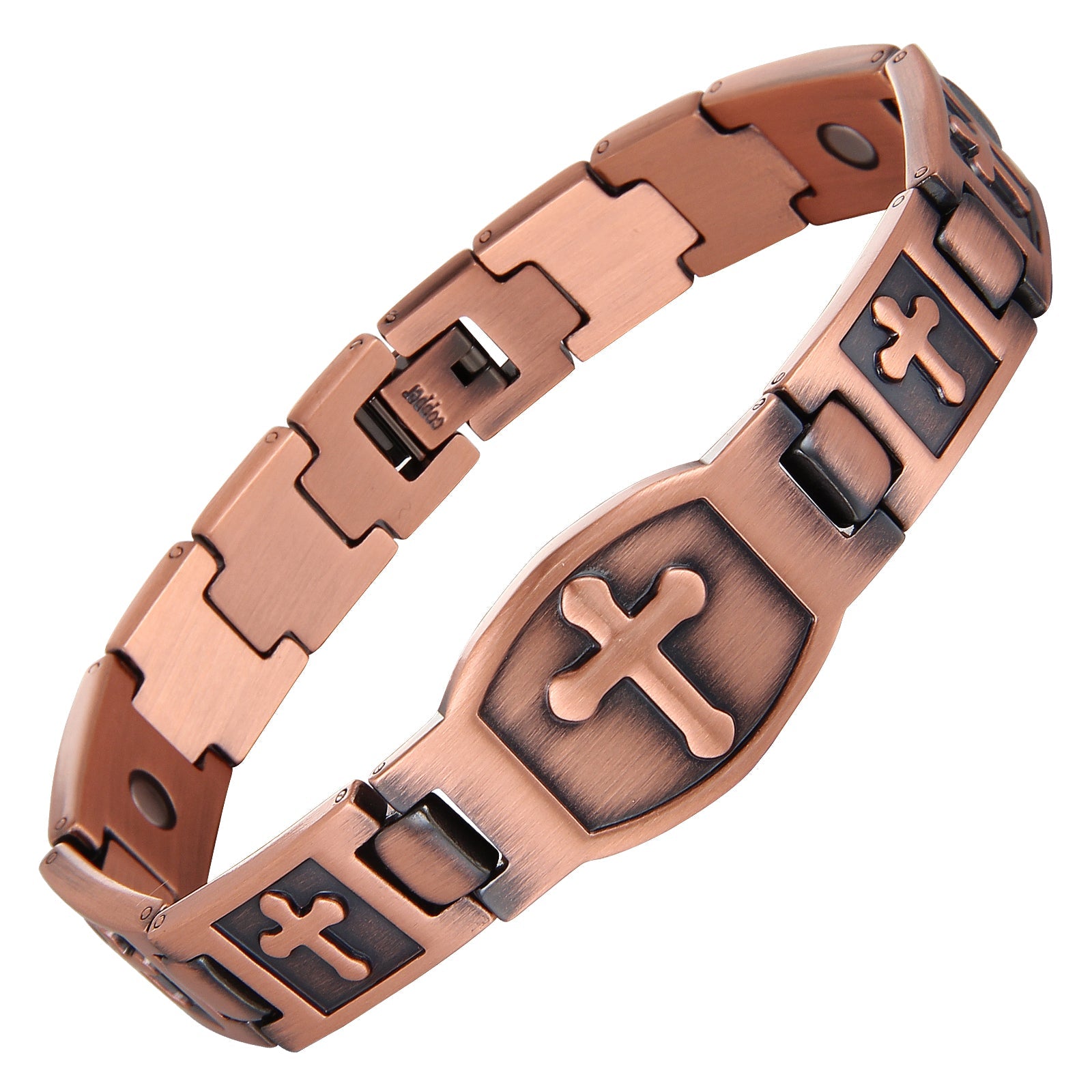 Pure Copper Cross Link Copper Bracelet - Karoo Earth