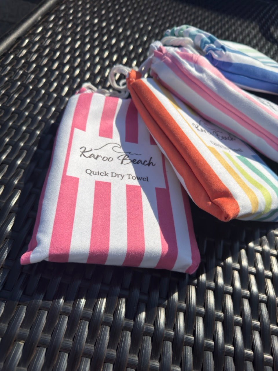 Quick Dry Microfibre Beach Towel - African Sun - Karoo Earth