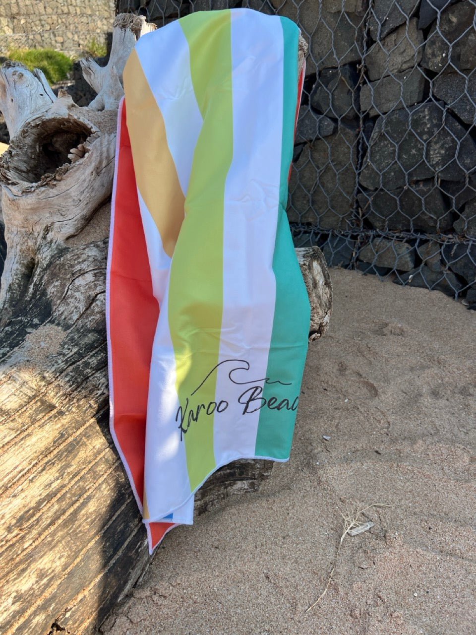 Quick Dry Microfibre Beach Towel - African Sun - Karoo Earth