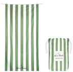 Quick Dry Microfibre Beach Towel - Olive Green - Karoo Earth