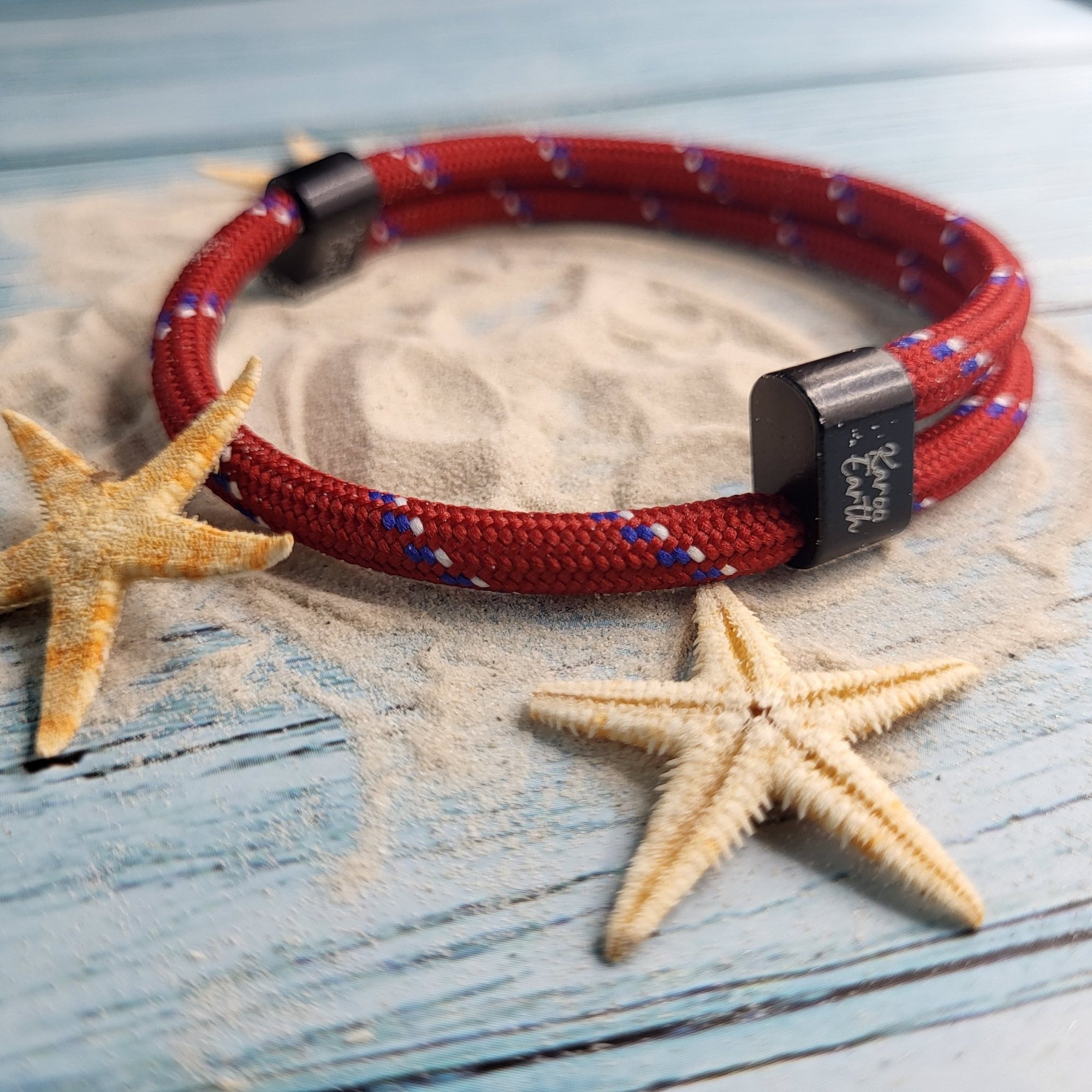 Red Ensign Karoo Earth Rope Adjustable Paracord Bracelet - Karoo Earth