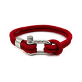 Red Steel Shackle Bracelet - Karoo Earth