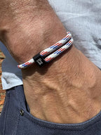 Red White & Blue Karoo Earth Paracord Bracelet - Karoo Earth