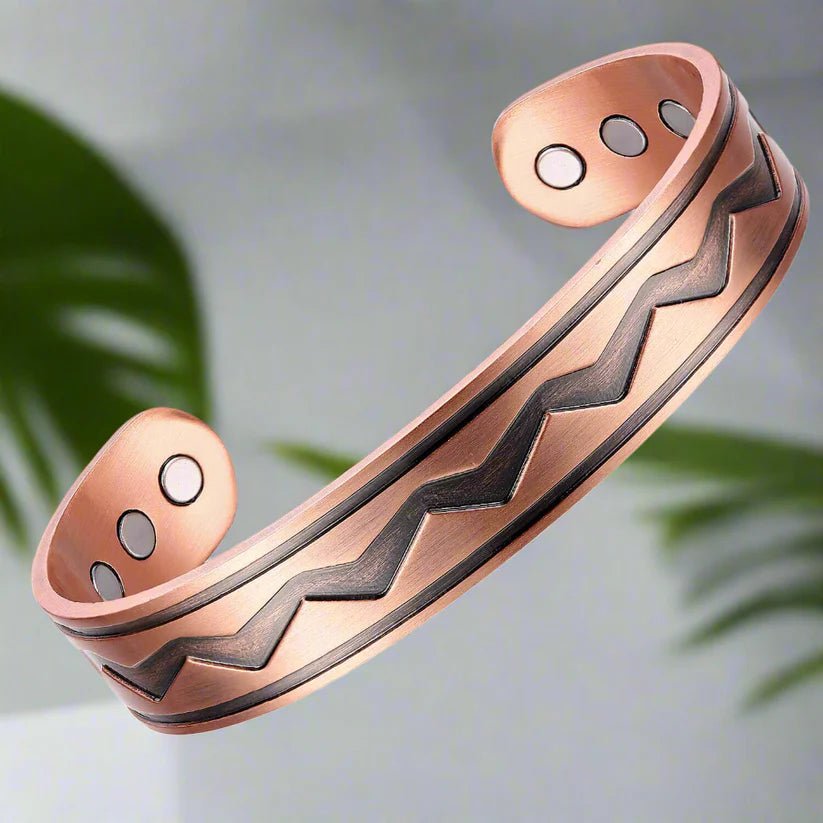 River Design Copper Bracelet - Karoo Earth