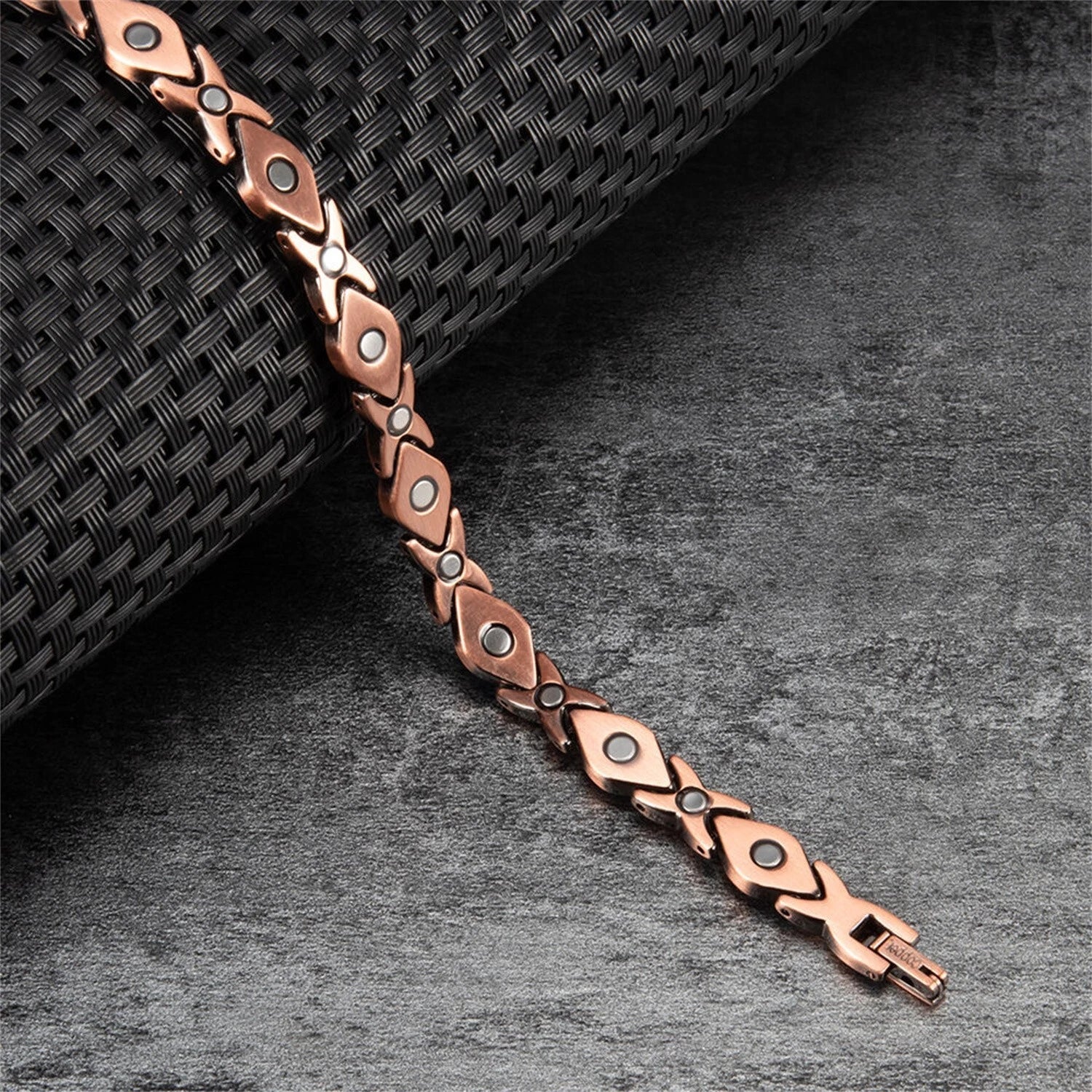 Ladies Turquoise Copper Magnetic Bracelet