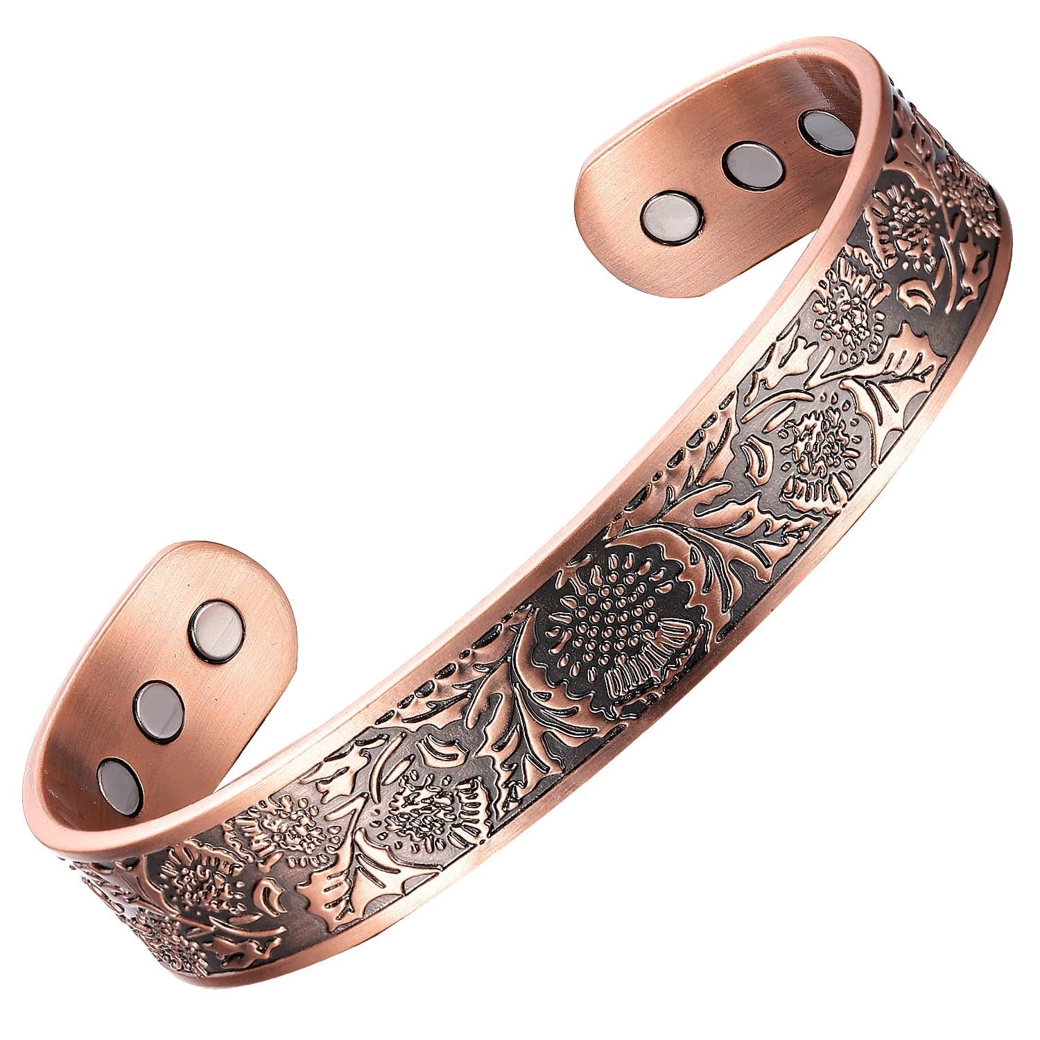 Scottish Thistle Pure Copper Bracelet - Karoo Earth