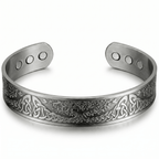 Silver Electroplated Tree of Life Pure Copper Bracelet - Karoo Earth