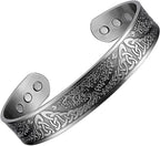 Silver Electroplated Tree of Life Pure Copper Bracelet - Karoo Earth
