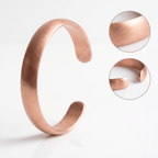 Solid Non Magnetic Pure Copper Bracelet - Karoo Earth