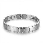 Stainless Steel Link Magnetic Bracelet with Resizing Tool - Karoo Earth