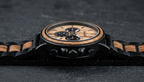 The African Zebrawood & Ebony Chronograph Wooden Watch - Karoo Earth
