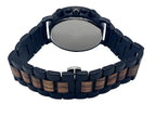 The African Zebrawood & Ebony Chronograph Wooden Watch - Karoo Earth