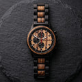 The Apple Wood & Ebony Karoo Earth Chronograph Wooden Watch - Karoo Earth
