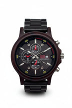 The Black Sandalwood Karoo Earth Chronograph Wooden Watch - Karoo Earth