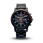 The Black Sandalwood Karoo Earth Chronograph Wooden Watch - Karoo Earth