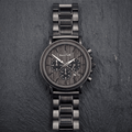 The Ebony and Gun Metal Steel Karoo Earth Chronograph Wooden Watch - Karoo Earth
