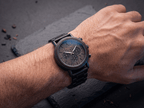 The Ebony and Gun Metal Steel Karoo Earth Chronograph Wooden Watch - Karoo Earth