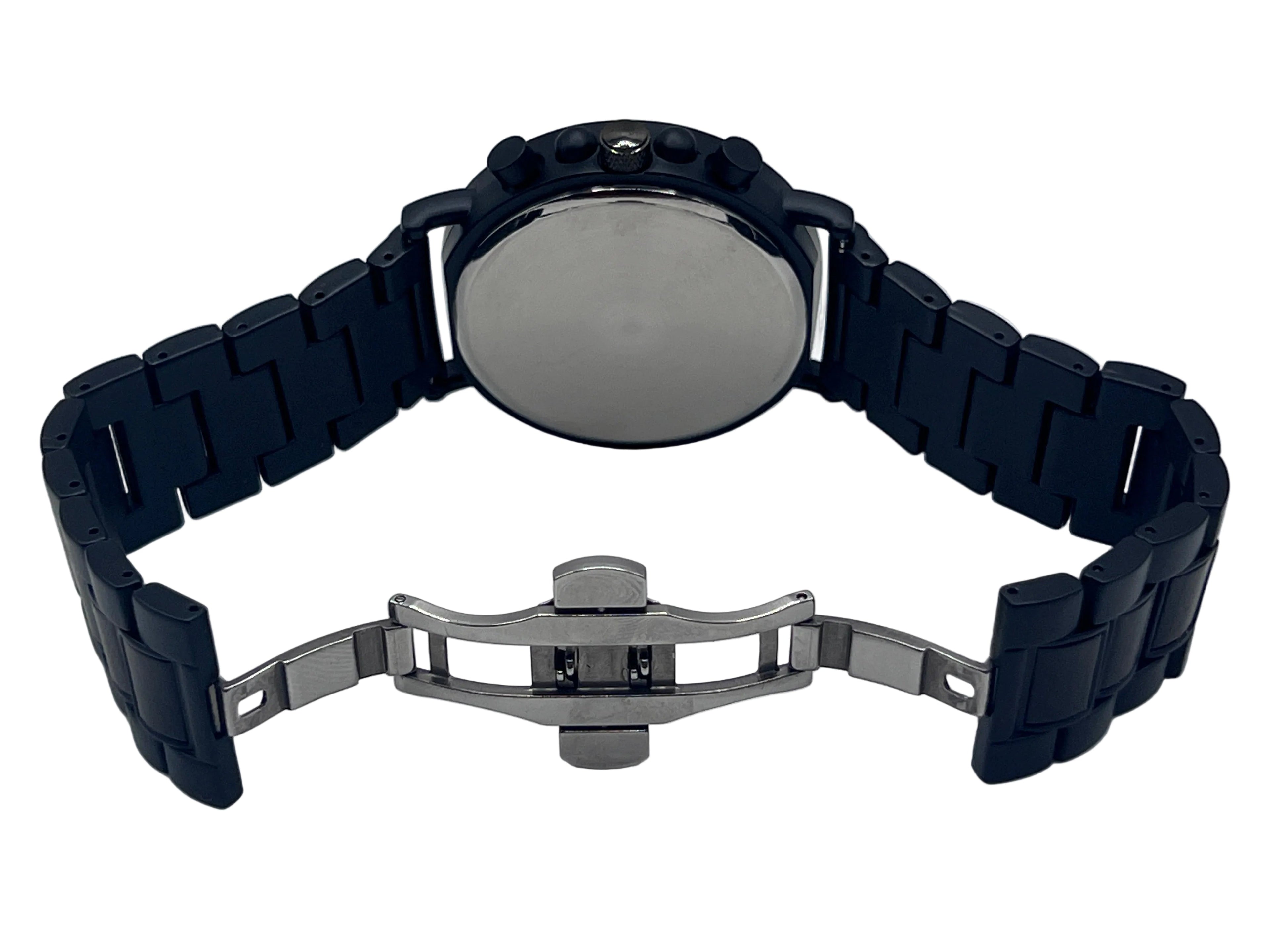 The Ebony and Steel Chronograph Wooden Watch - Karoo Earth