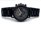 The Ebony and Steel Chronograph Wooden Watch - Karoo Earth