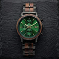 The Emerald Karoo Chronograph Wooden Watch - Karoo Earth