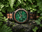 The Emerald Karoo Chronograph Wooden Watch - Karoo Earth