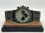 The Green Sandalwood Karoo Earth Chronograph Quartz Wooden Watch - Karoo Earth