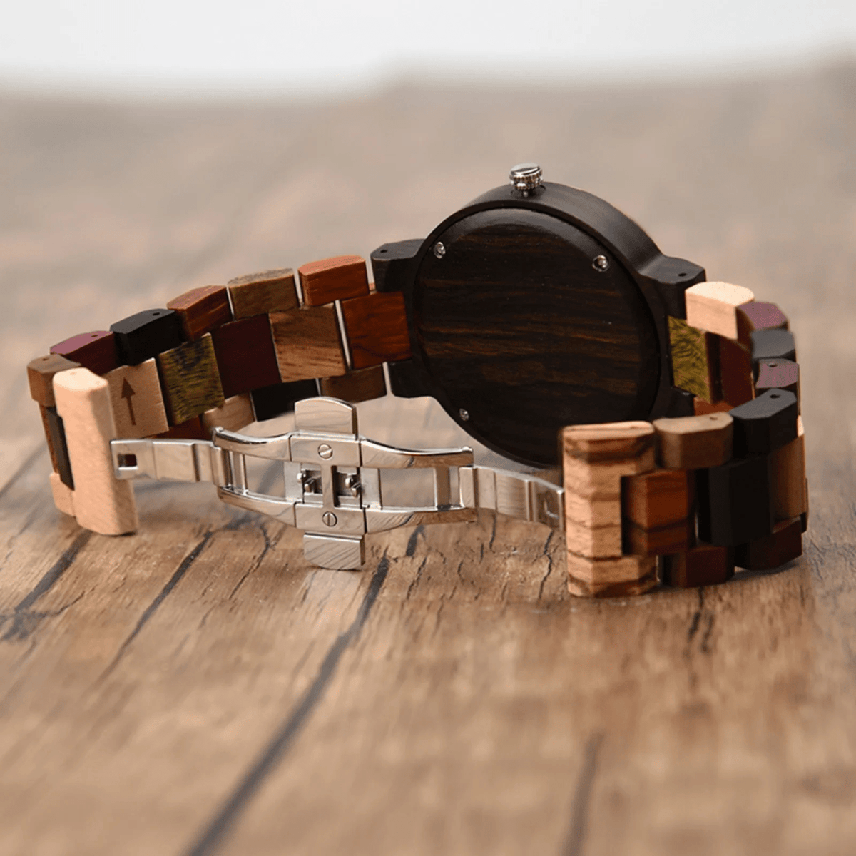 The Ladies Multi-wood Maple face Karoo Earth Wooden Watch - Karoo Earth