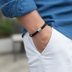 The Mariner Black Rope Bracelet - Karoo Earth