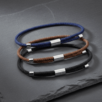 The Mariner Black Rope Bracelet - Karoo Earth