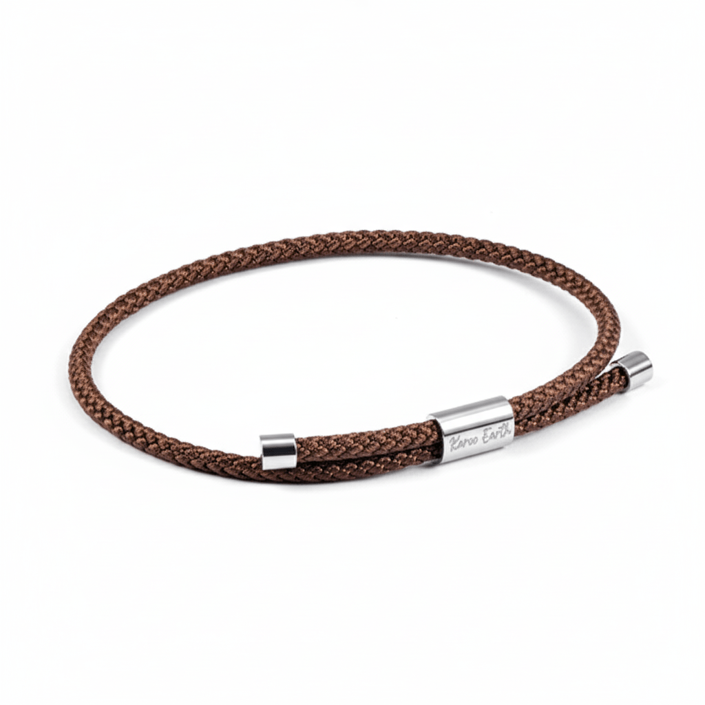 The Mariner Brown Rope Bracelet - Karoo Earth