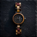 The Multi-wood Karoo Earth Chronograph Ladies Wooden Watch - Karoo Earth